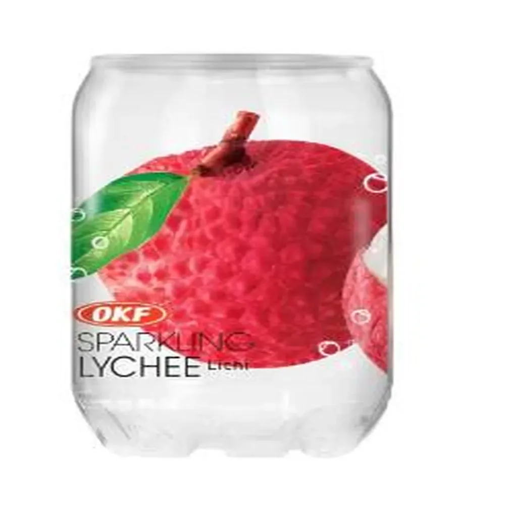 Bebida refrigerante gaseificada sabor lichia okf 350ml 1